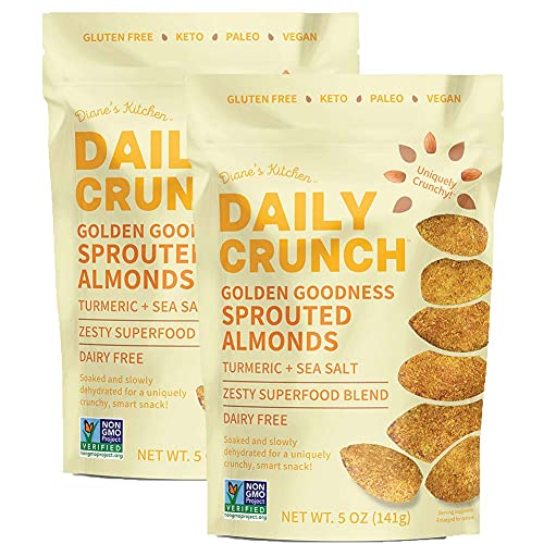 Daily Crunch Golden Goodness Sprouted Almonds, Golden Goodness