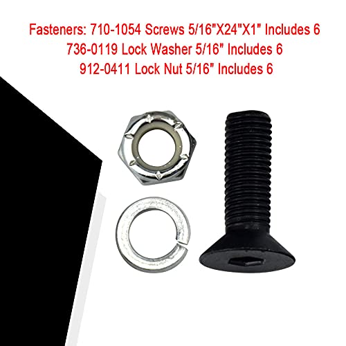 HandyTek Shredder/Chipper Blade Kit W/Screws 742-0544,742-0571,942-0571,981-0490,781-0490 Compatible with Craftsman/Troy-Bilt/MTD thumbnail