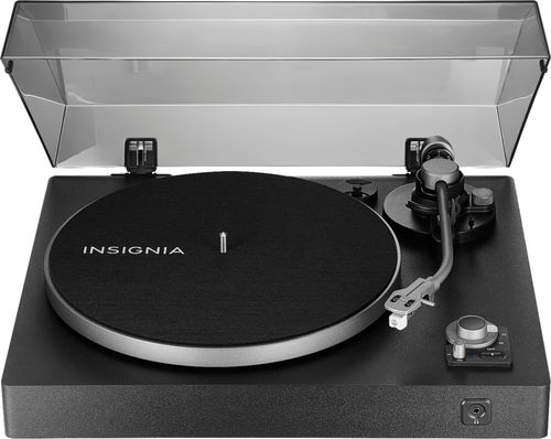 Insignia™ - Bluetooth Stereo Turntable - Black