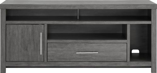 Insignia - Gaming TV Stand for Most TVs up to 65 - Gray