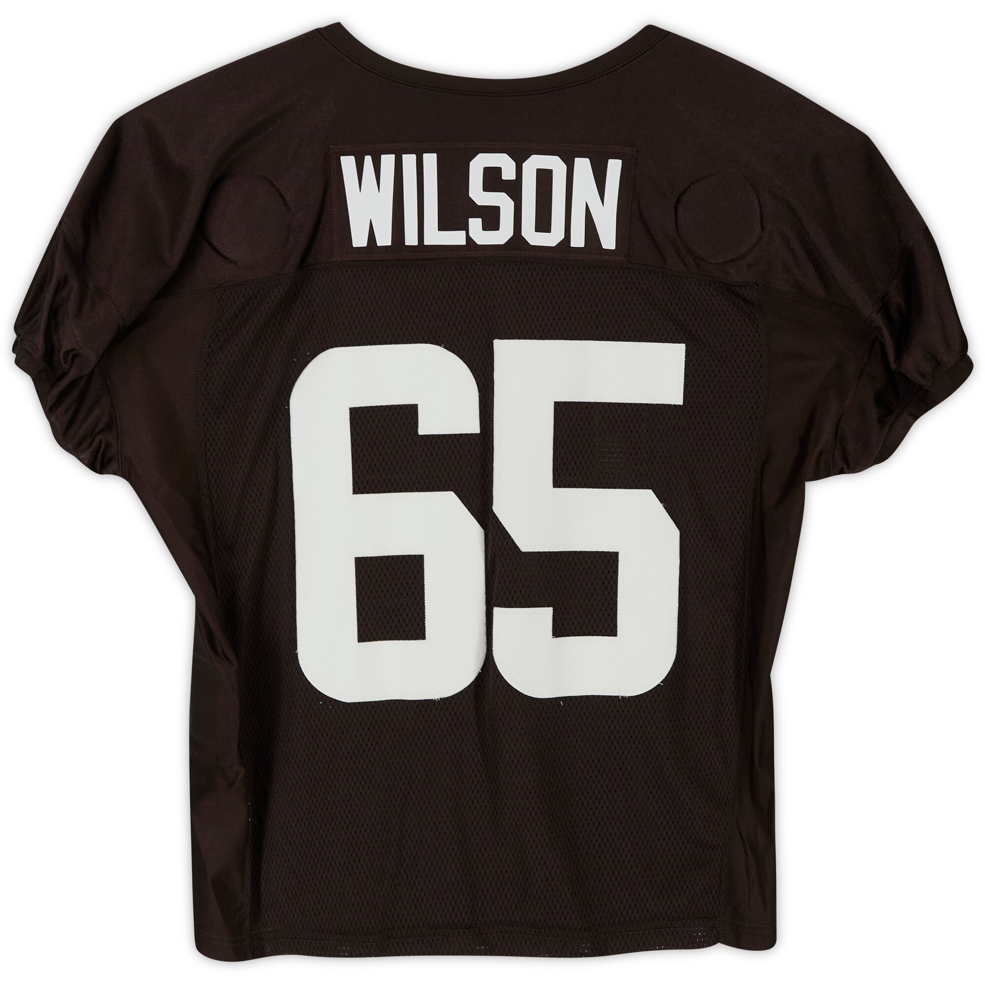 Marvin Wilson Cleveland Browns Nike Practice-Used #65 Brown Mesh Jersey from the 2020 NFL Season - Size 56 thumbnail