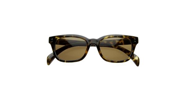 New Vintage Bold Premium ZeroUV Quality Small Oval Horned Rim Sunglasses - 8367 - Tortoise
