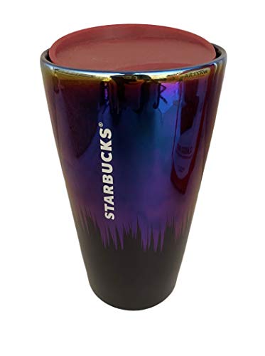 Starbucks Navy Iridescent Ceramic Double Wall Tumbler - 12 Fl Oz
