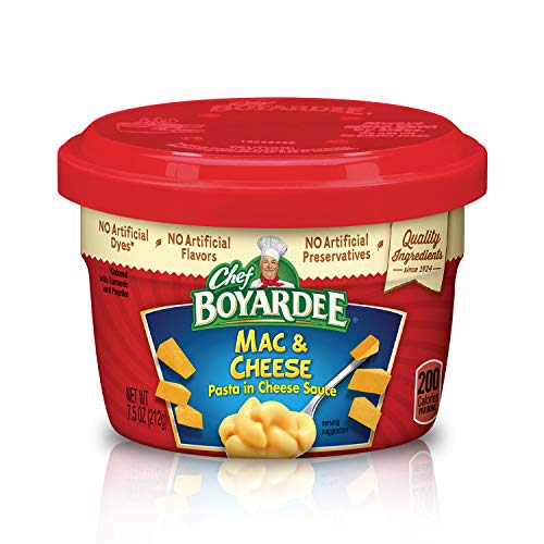 Chef Boyardee Mac & Cheese  7.5 Oz. Microwavable Bowls (Pack of 12)
