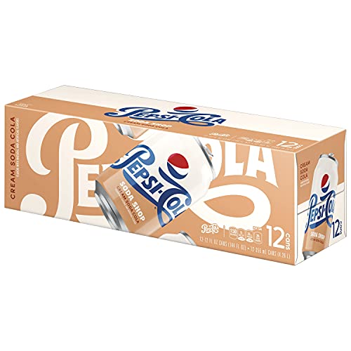 Pepsi Soda Shop  Cream Soda Cola  12 Fl Oz  12 Count Cans thumbnail