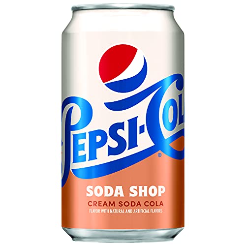 Pepsi Soda Shop  Cream Soda Cola  12 Fl Oz  12 Count Cans thumbnail
