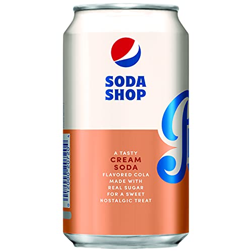 Pepsi Soda Shop  Cream Soda Cola  12 Fl Oz  12 Count Cans thumbnail