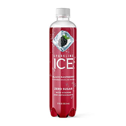 Sparkling Ice, Black Raspberry Sparkling Water, with Antioxidants and Vitamins, Zero Sugar, 17 Fl Oz Bottles (Pack of 12) thumbnail