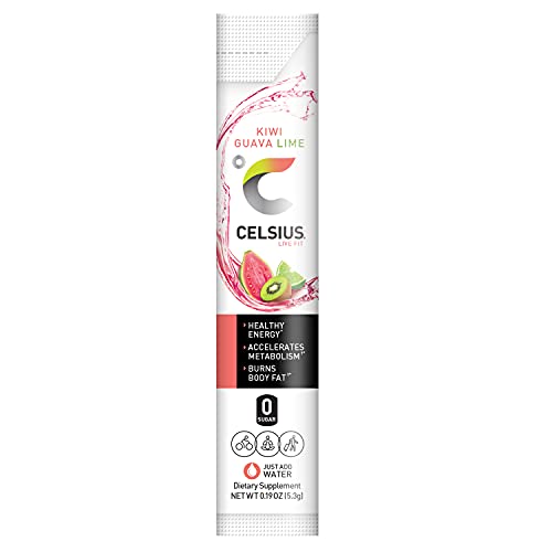 CELSIUS on the Go Powder Sticks Kiwi Guava Lime Essential Energy - 14pk Sticks thumbnail