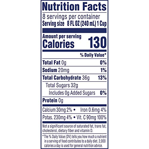 Ocean Spray, 100% Juice Cranberry Concord Grape No Sugar Added, 64 Oz (Case of 8) thumbnail