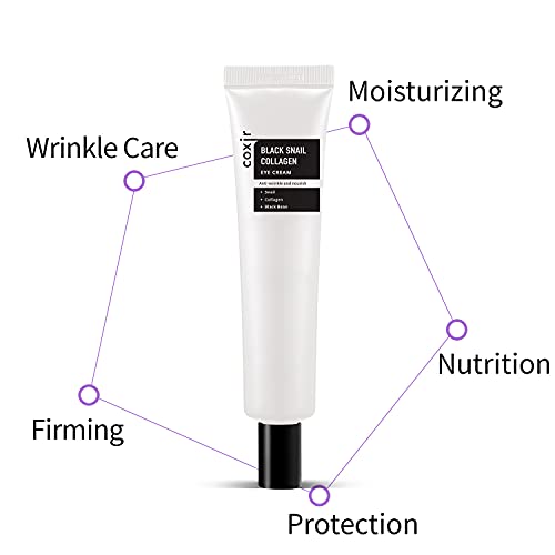 Coxir - Black Snail Collagen Eye Cream 30 Ml - Anti Aging Eye Cream for All Skin Types thumbnail