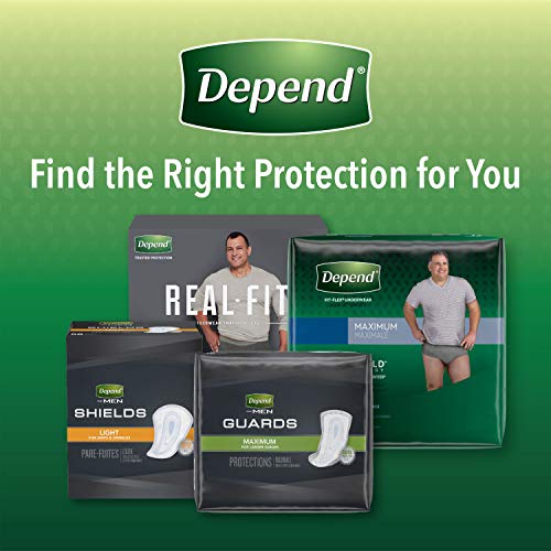 Depend FIT-FLEX Incontinence Underwear for Men, Maximum Absorbency, Disposable, Small/Medium, Grey, 60 Count (2 Packs of 30) (Packaging May Vary) thumbnail
