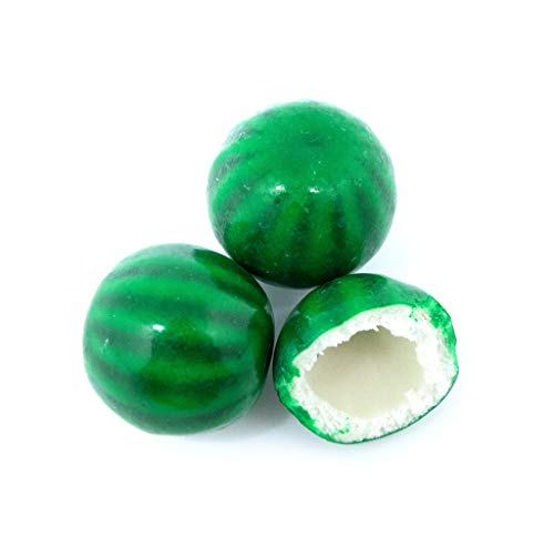 Watermelon Dubble Bubble Bubble Gum - 3 LB Resealable Stand up Candy Bag (approx. 180 Pieces) - 1 Inch Gumballs for Vending Machines - Bulk Filler Can thumbnail
