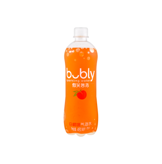 Bubly Sparkling Water White Peach Flavor 450ml