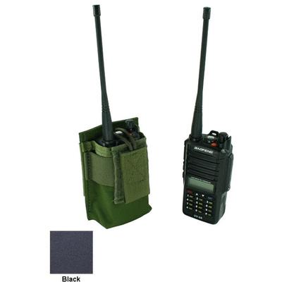 Specter Gear Pouches Molle Radio Pouch Fits Baofeng UV-9R Black BLK 1229BLK Model: 1229-BLK