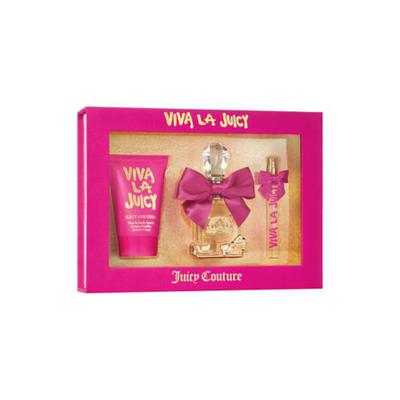 Juicy Couture Viva La Juicy 1 Oz Eau De Parfum 3-Pc Gift Set ($148 Value), One Size, Viva La Juicy
