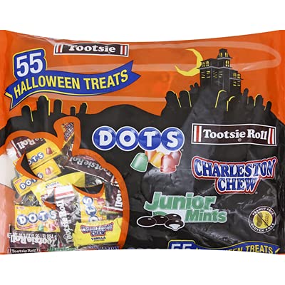 SWEET and AWESOME CANDY MIX - Candy Assortment Includes, Dots, Junior Mints, Tootsie Rolls, and Charleston Chew - Fun Size Candy Individually Wrapped thumbnail