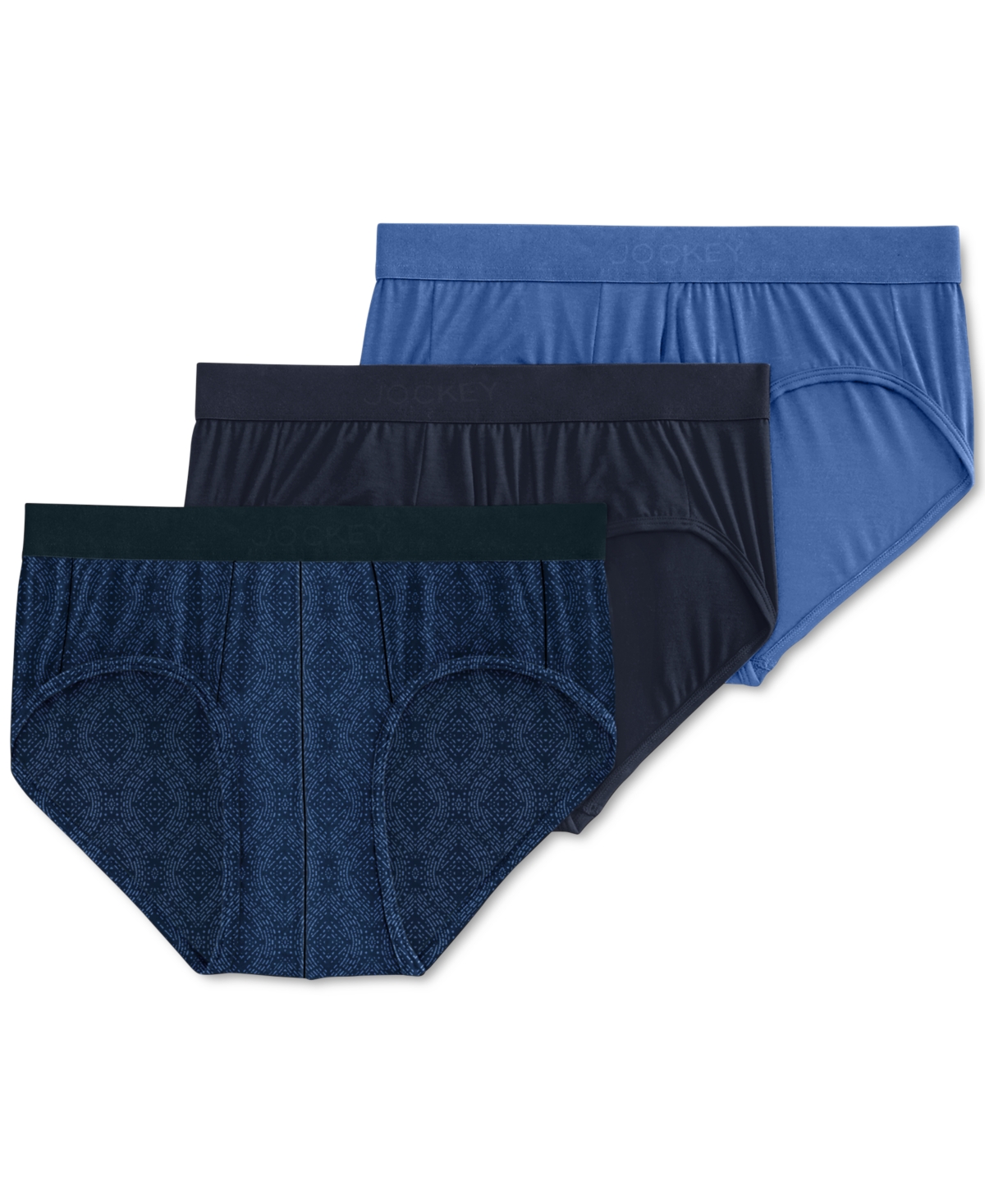 Jockey Men's Flex 365 Modal Stretch Brief 3 Pack, Created for Macy's