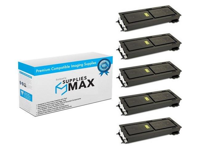 SuppliesMAX Compatible Replacement for Kyocera Mita KM-2540/2560/3040/3060 Toner Cartridge (5/PK-20000 Page Yield) (TK-677 5PK)