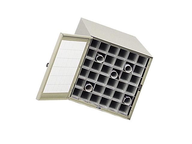 Products Steel Roll File Horizontal Storage Cabinet, 36 Tube, Tropic Sand