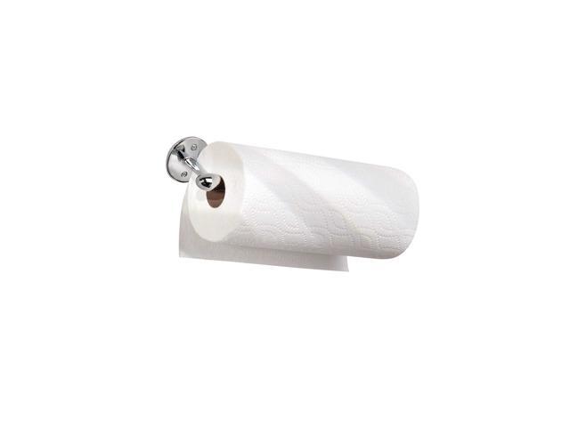 Idesign Orbinni Wall Mounted L Paper Towel Holder, Roll Izer for Kitchen, Bathroom, Craft Room, Chrome