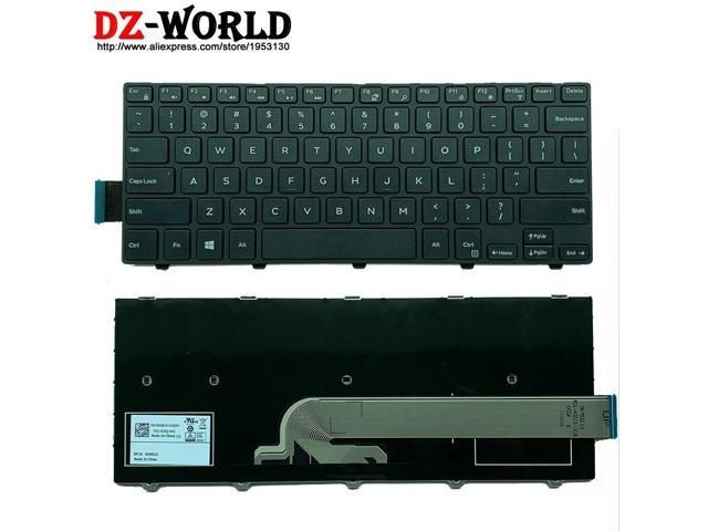 Teclado Inglés Para Dell Inspiron 14, 3000, 3441, 3442, 3443, 3445, 3446, 3447, 3449, 3451, 3458, Serie 3459