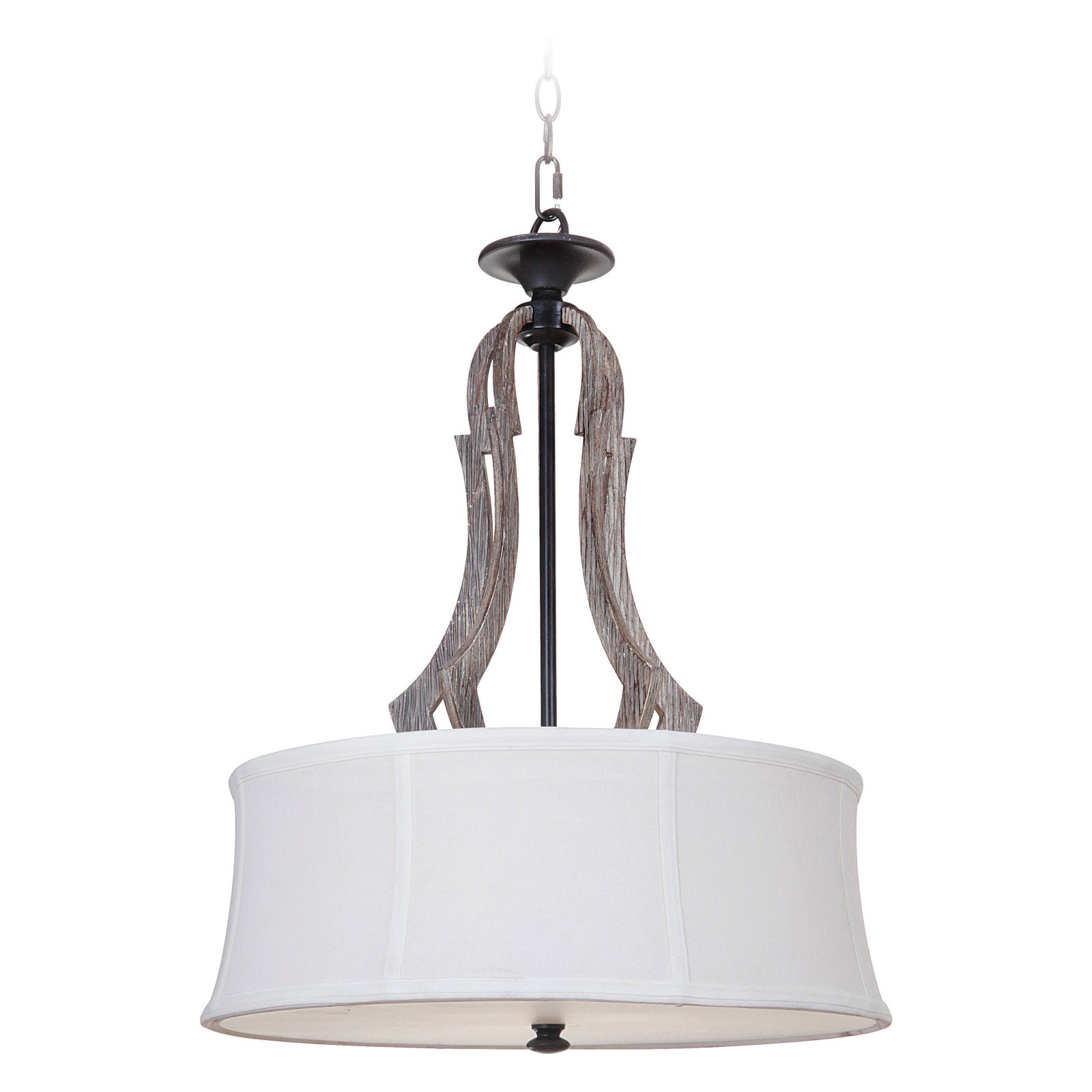 Craftmade Exteriors Winton - Weathered Pine 3 Light Pend W/ Shade in Weathered Pine