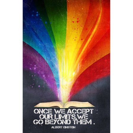 PTM Images 12 in. X 10 in. ''Light Lime Word Bubble'' Printed Canvas Wall Art, Multicolored