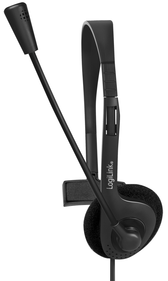 LogiLink HS0054 Headphones/headset Wired Head-band Office/Call Center