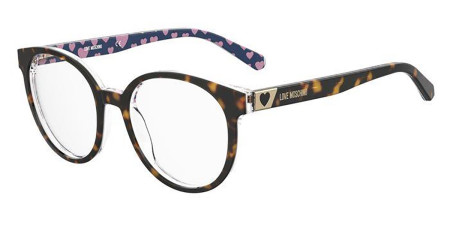 Moschino Love MOL584 086 Women’s Glasses Tortoiseshell Size 52 - Free Lenses - Blue Light Block Available