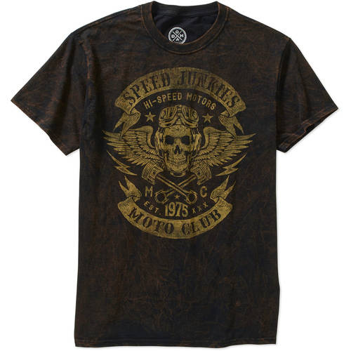 Skull Biker Club Big Men's Graphic Tee