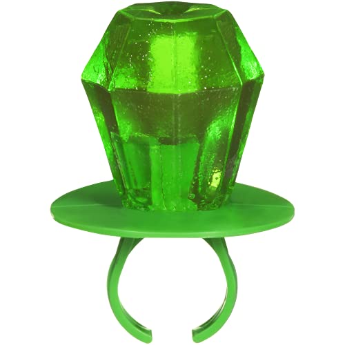 Ring Pop Individually Wrapped Watermelon Flavored Green Candy Lollipop Suckers for Celebrations & Halloween and Parties 30 Oz thumbnail