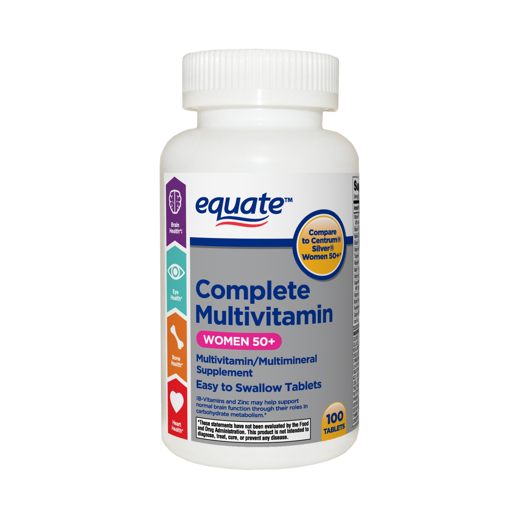 Equate Complete Multivitamin Women 50+ Multivtamin
