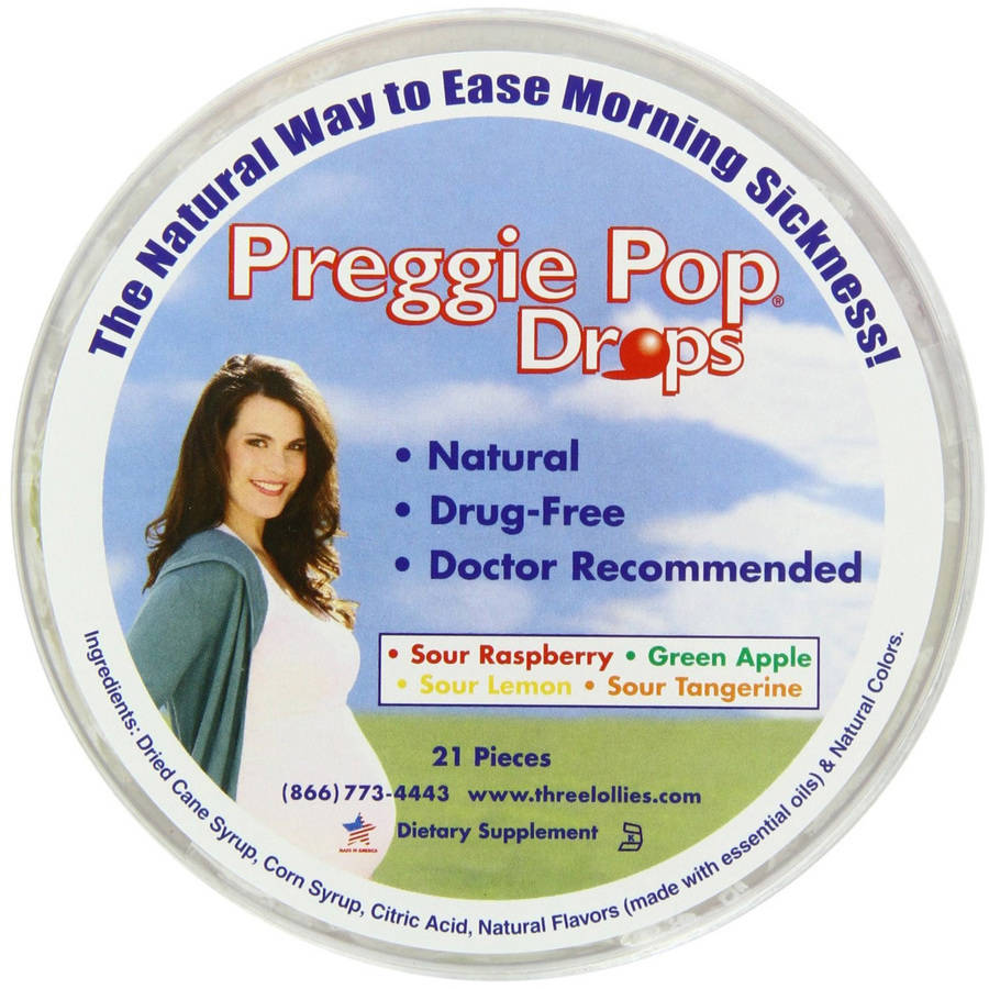 Three Lollies Three Lollies Sour Fruit Preggie Pop Drops, 21 CT (Pack of 3)