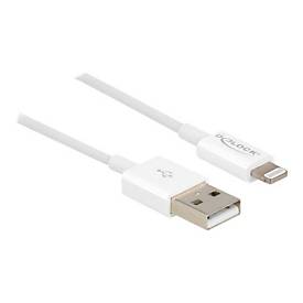 DeLOCK USB Data and Power Cable for iPhone. iPad. iPod White 1 M