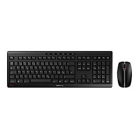 CHERRY Stream Desktop Recharge Keyboard Mouse Included Universal RF Wireless QWERTZ Swiss Black