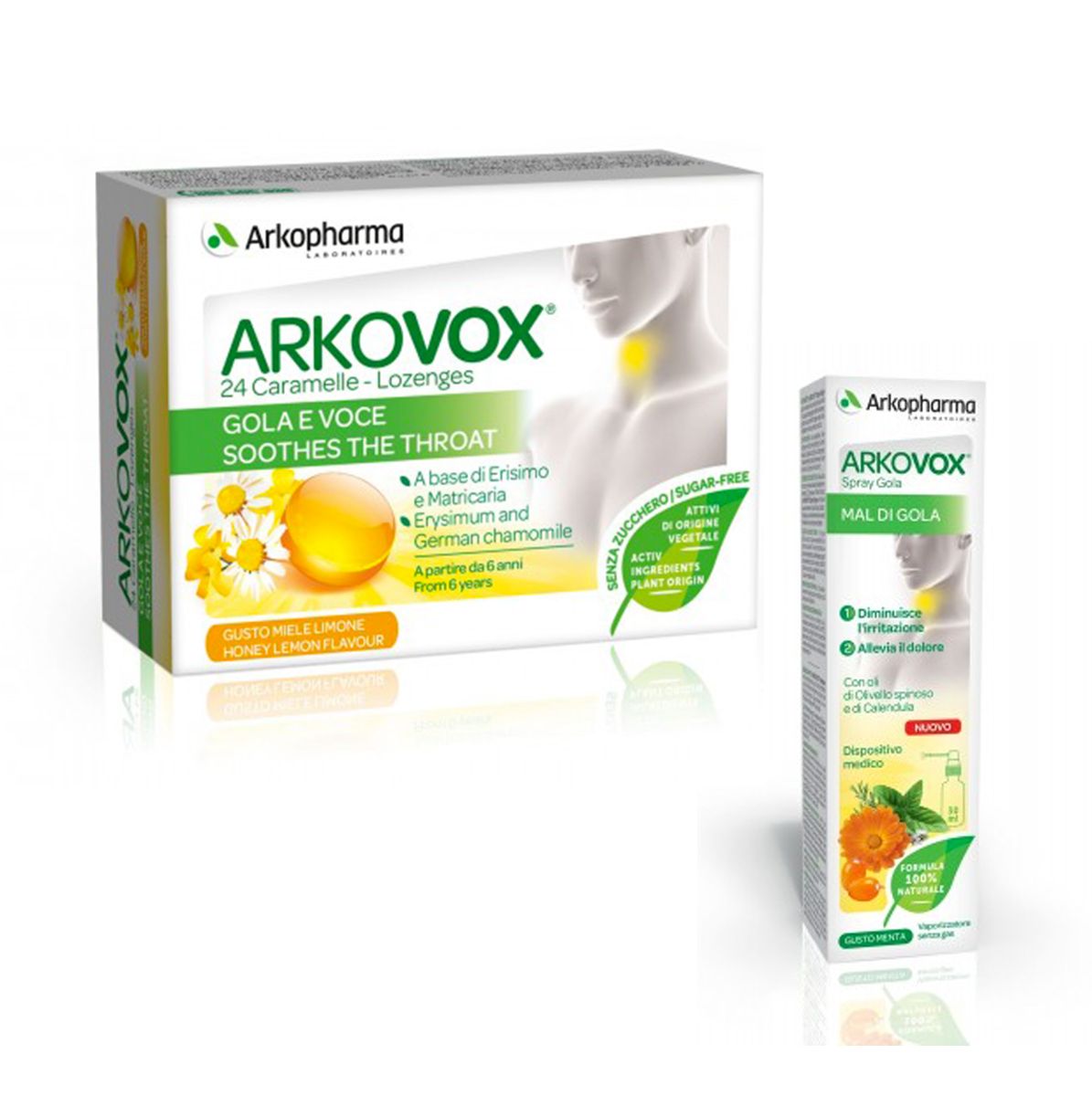 Arkovox Propoli Duo Pack Integratore Difese Immunitarie 24 Compresse + Spray 30ml