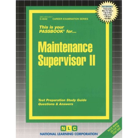 Career Examination: Maintenance Supervisor II (Series #4542) (Other)