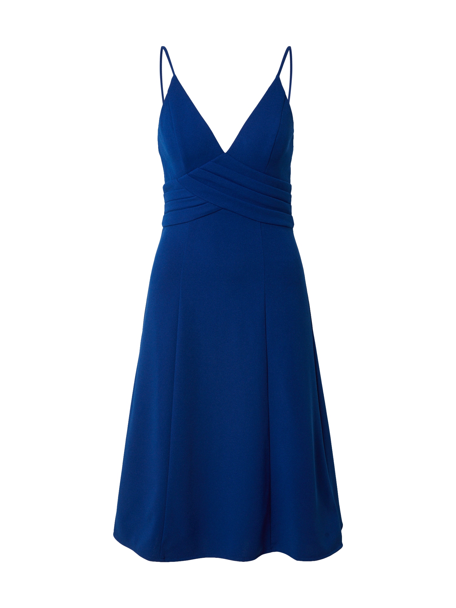 Chi Chi V Neck MIDI Cami Dress in Blue in Cobalt, Size 16