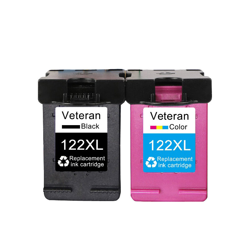 Veteran 122XL Replacement for Hp Cartridge 122 Xl for Deskjet 1510 2050 1000 1050 1050A 2000 2050A 2540 3000 3050 3052A