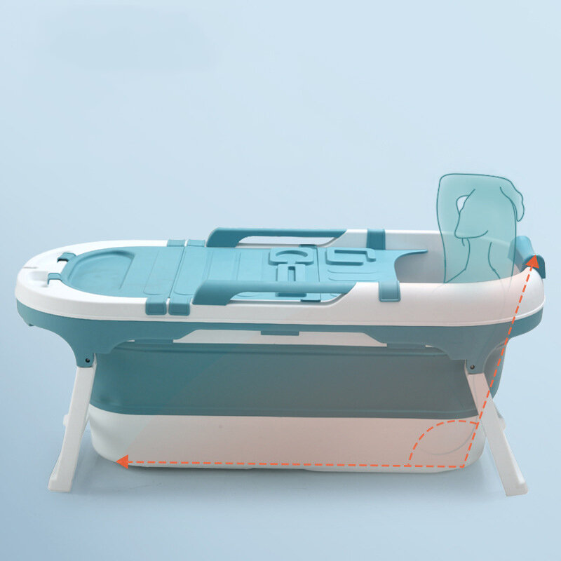 Xiaoshutong 6858 140CM 11.1KG Portable Folding Adult Bathtub Surround Lock Temperature Multifunctional Storage Available