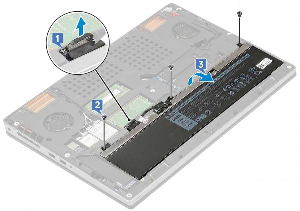 Dell Baterie 6-cell 97W/HR LI-ION Pro Precision 7530, 7540, 7730, 7740; 451-BCFS thumbnail