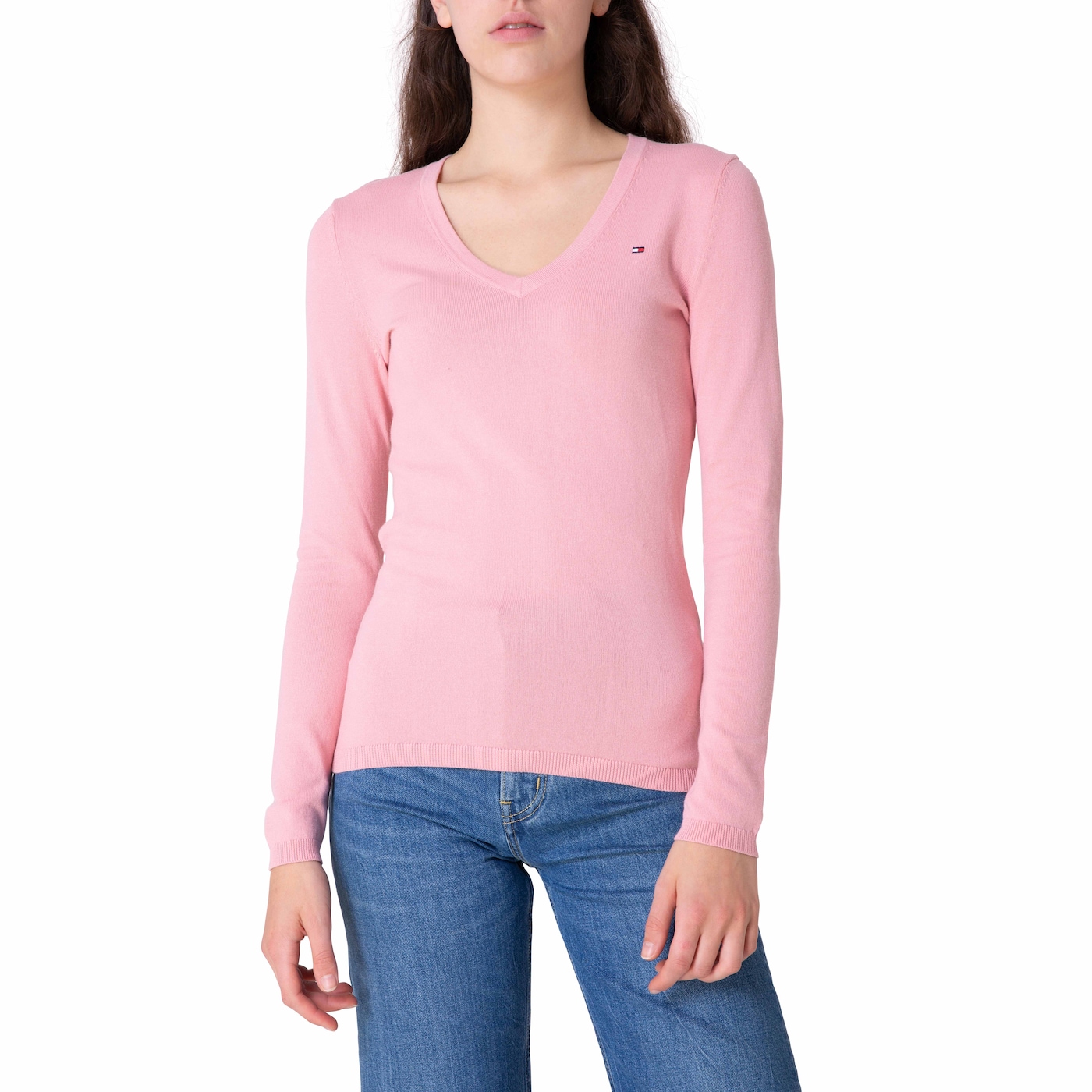 Tommy Hilfiger Sweater Eo/ W Ivy V-Nk Swtr, Tbd - Women's