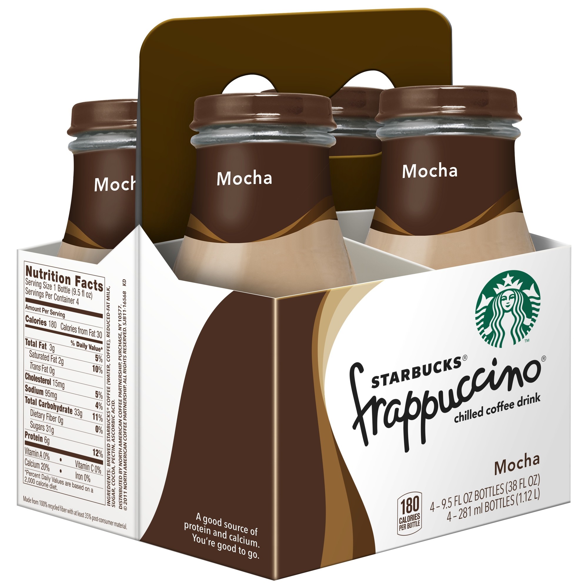 Starbucks Coffee Drink, Mocha, 9.5 Fl Oz - 4 Ct