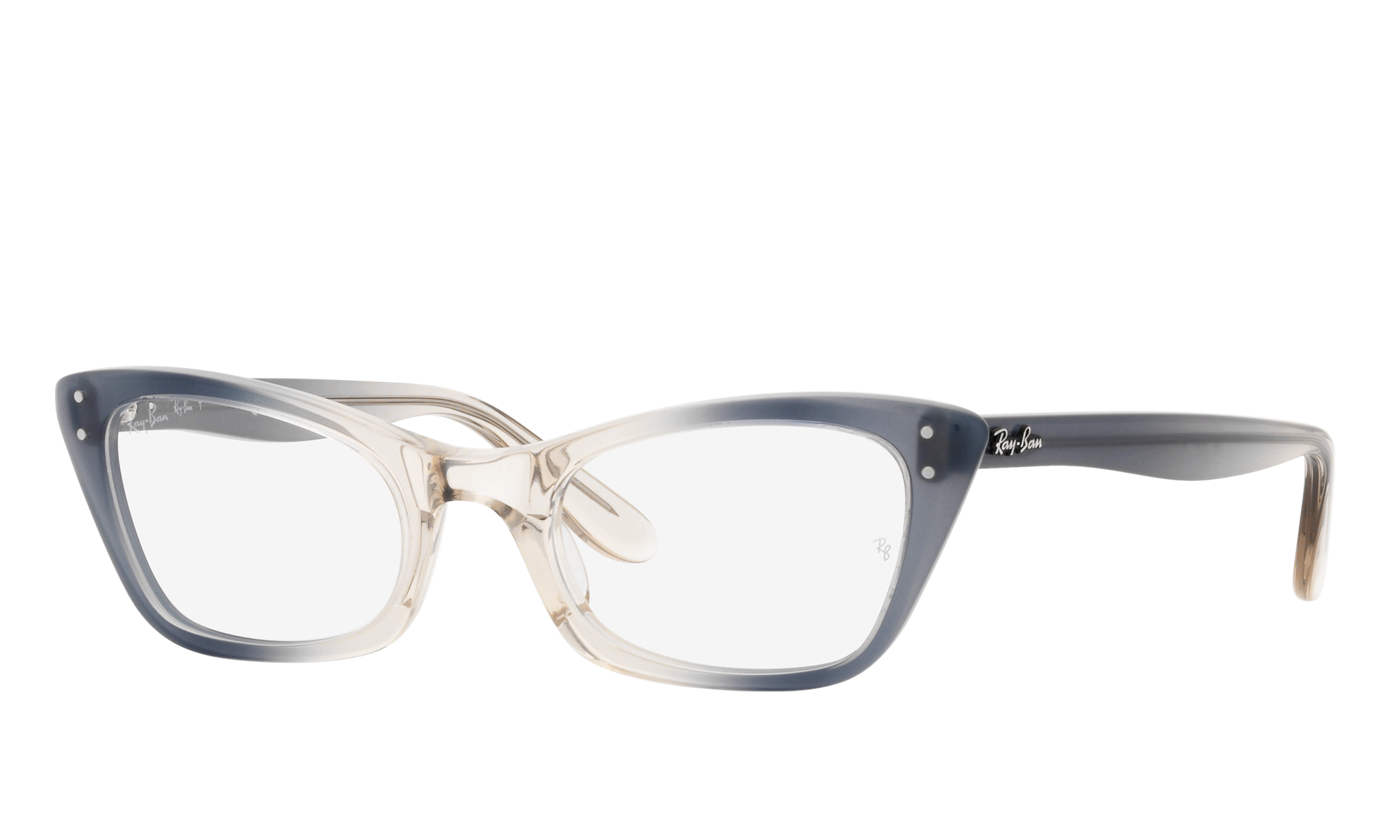 Ray-Ban Lady Burbank RX 5499 8147, Including Lenses, BUTTERFLY Glasses, FEMALE