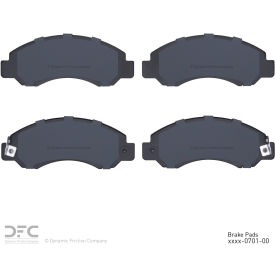 Dynamic Friction Company Heavy Duty Brake Pads - Semi Metallic 1214-0701-00-Front Set for 1994-2010 UD 1400  1999-2004 UD 1200  2005-2007 UD 1300