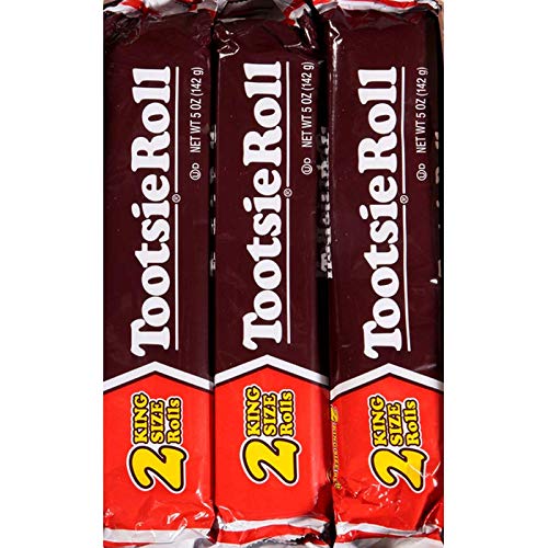 Tootsie Roll 2 King Size Rolls  5 Ounce Pack - 15 Count Display Box