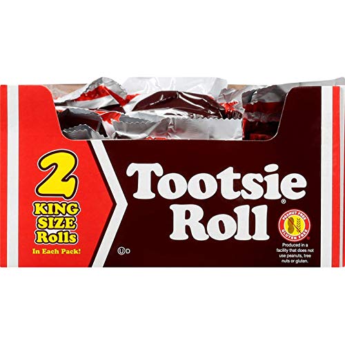 Tootsie Roll 2 King Size Rolls  5 Ounce Pack - 15 Count Display Box thumbnail