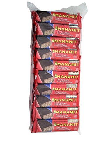 Manamit Coated Wafer Filled With Chocolate 0.7 Oz. Pack Of 3.