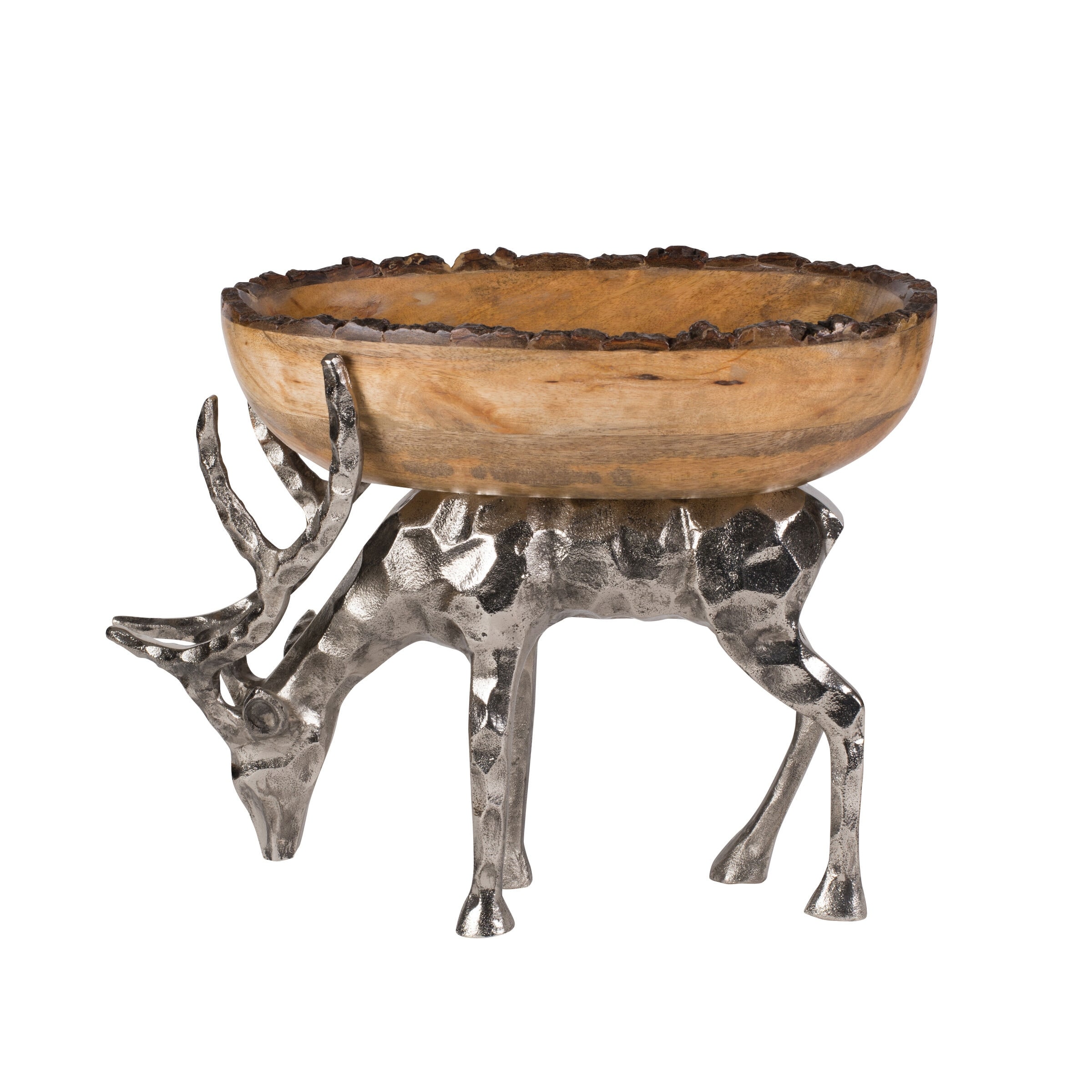 Woodgrove Reindeer Centerpiece Bowl